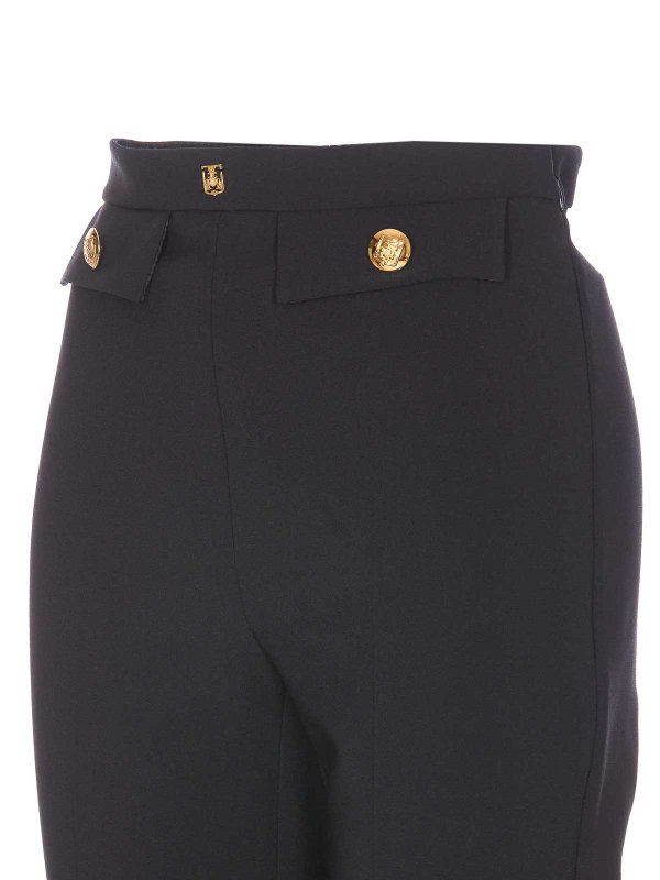 The Best Shops ELISABETTA FRANCHI: Casual Hosen - Casual Hose - Schwarz