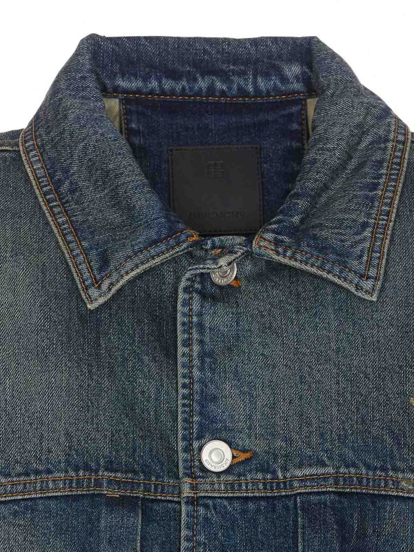 Denim jacket shop online: GIVENCHY