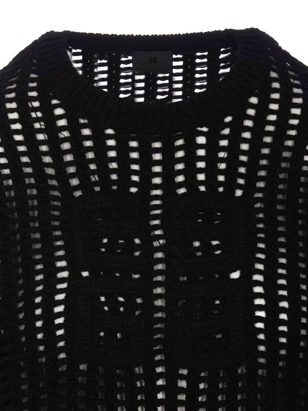 Rundhalspullover - Schwarz shop online: GIVENCHY