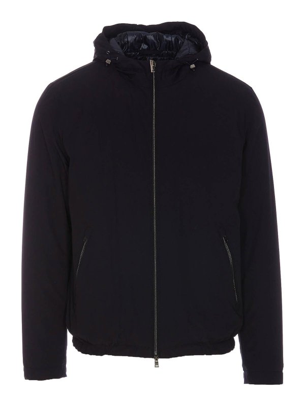 HERNO: Chaquetas Bomber - Chaqueta Bomber - Azul