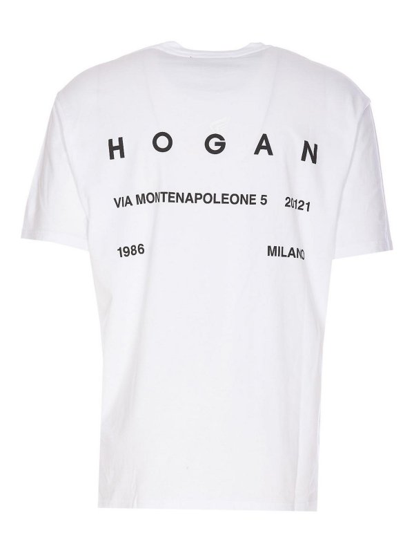 HOGAN: t-shirts online - Logo T-Shirt