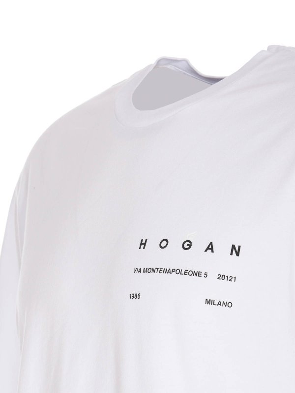 The Best Shops HOGAN: t-shirts - Logo T-Shirt