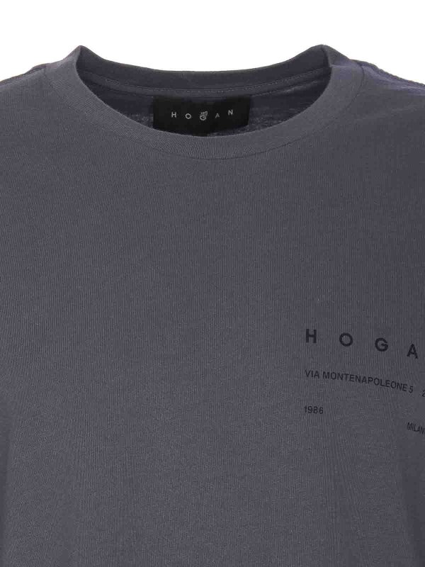 Logo T-Shirt shop online: HOGAN