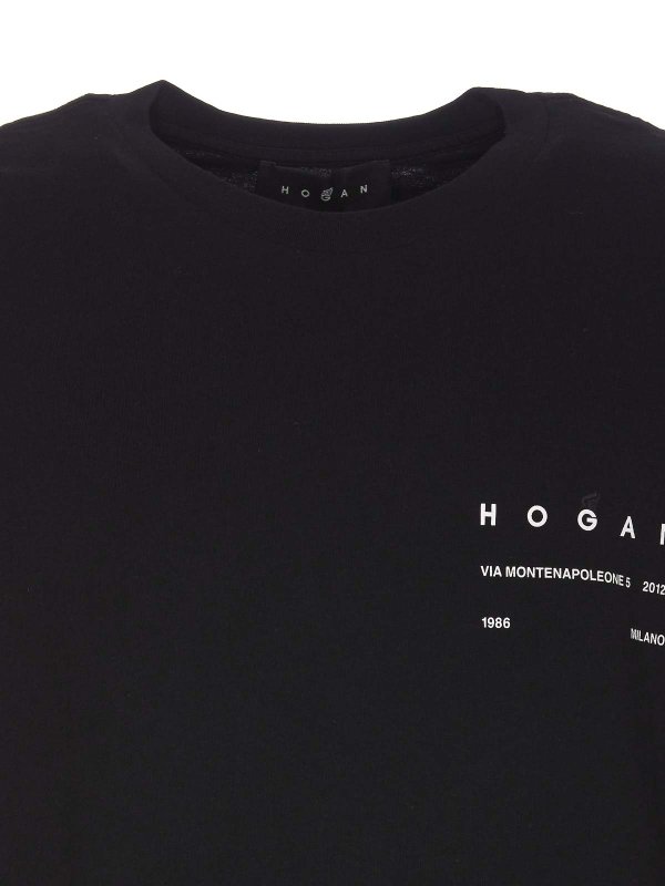 Logo T-Shirt shop online: HOGAN