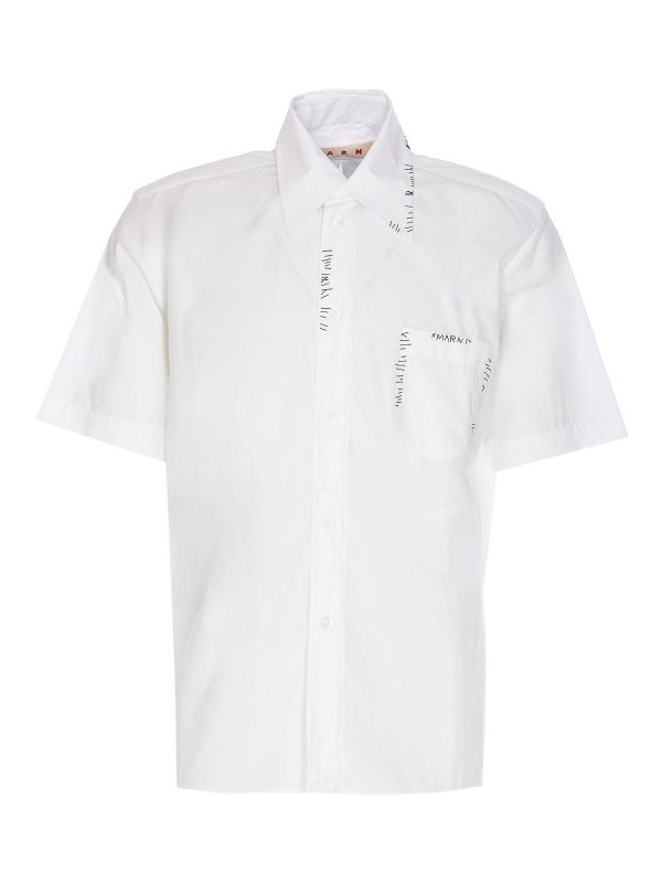 Marni: shirts - Shirt With  Mending