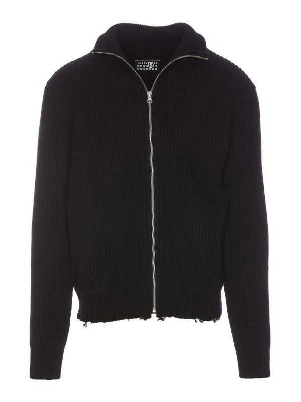 MM6 MAISON MARGIELA: Chaquetas casual - Chaqueta Casual - Negro