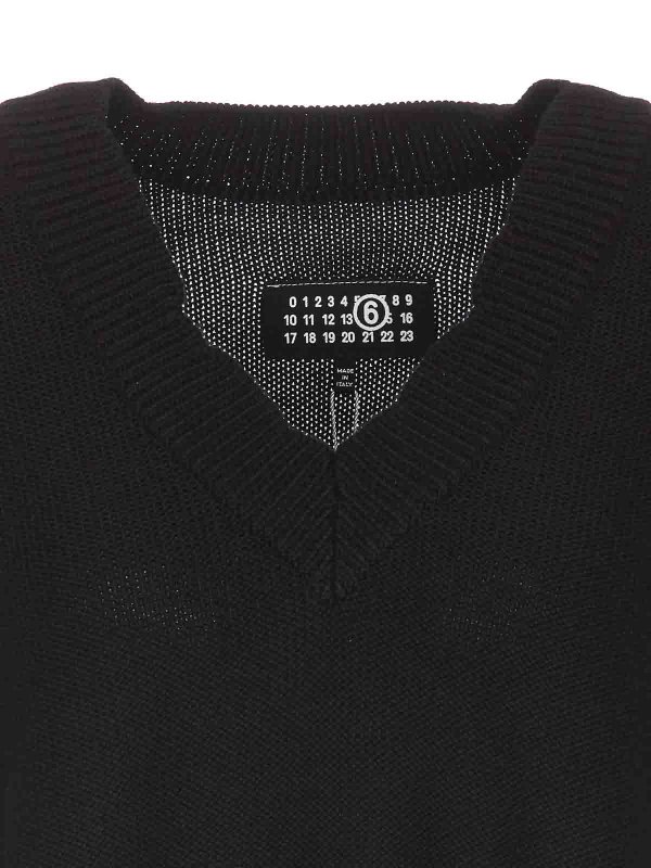 ショートドレス - 黒 shop online: MM6 MAISON MARGIELA