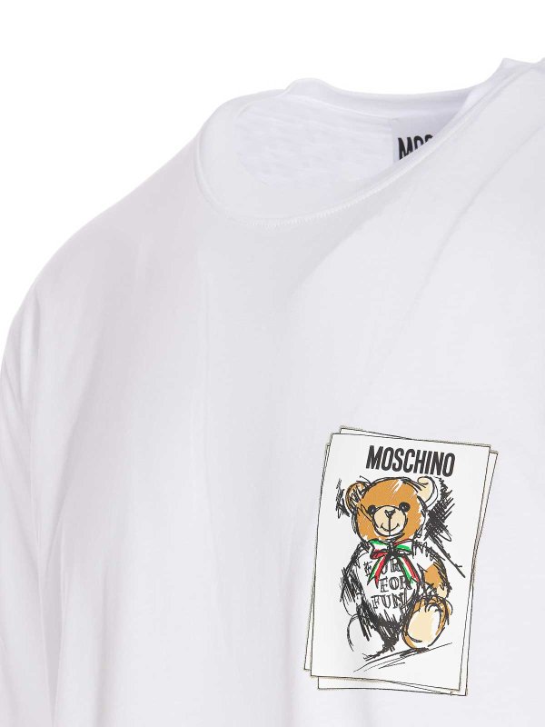 The Best Shops MOSCHINO: Tシャツ - Tシャツ - 白