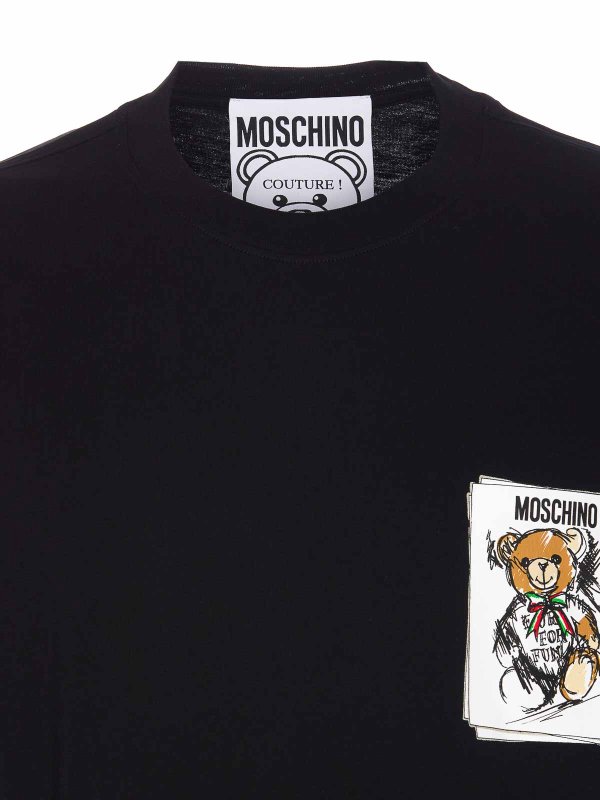 Camiseta - Negro shop online: MOSCHINO
