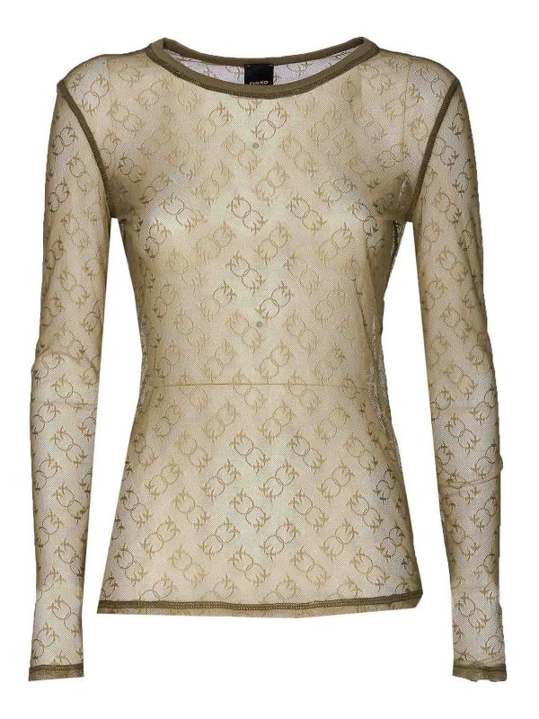 Pinko: crew necks - Brunei monogram sweater