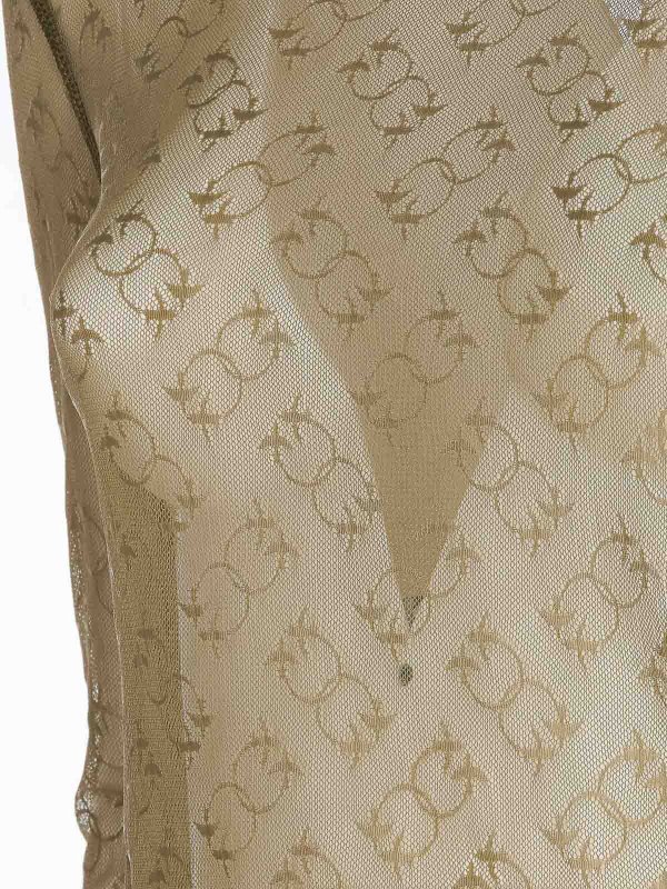 The Best Shops Pinko: crew necks - Brunei monogram sweater