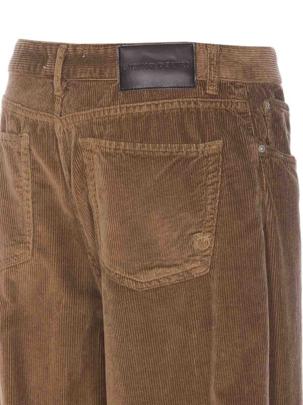 The Best Shops Pinko: カジュアルトラウザー - カジュアルパンツ - ブラウン