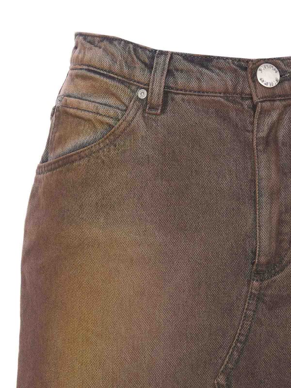 Ritmo Denim Midi Skirt shop online: Pinko