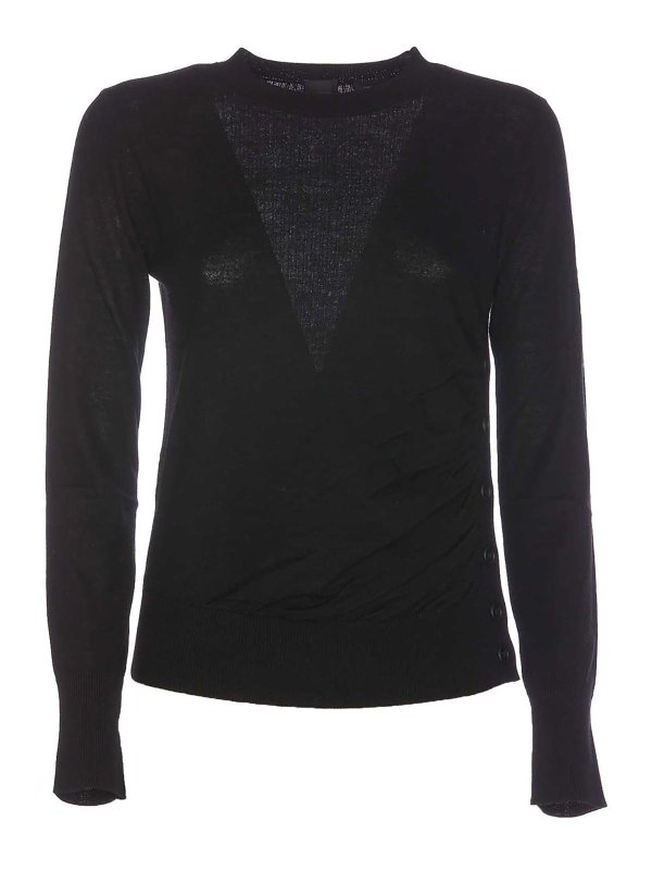 Pinko: Pull col rond - Pull Col Rond - Noir