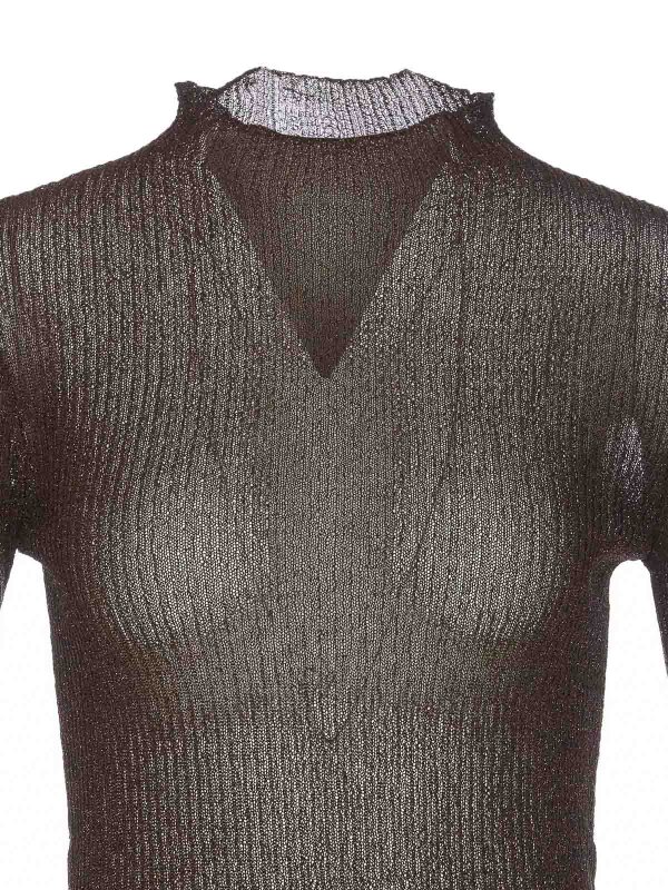 Rundhalspullover - Braun shop online: Pinko