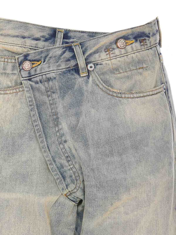 ストレートジーンズ - ブルー shop online: R13