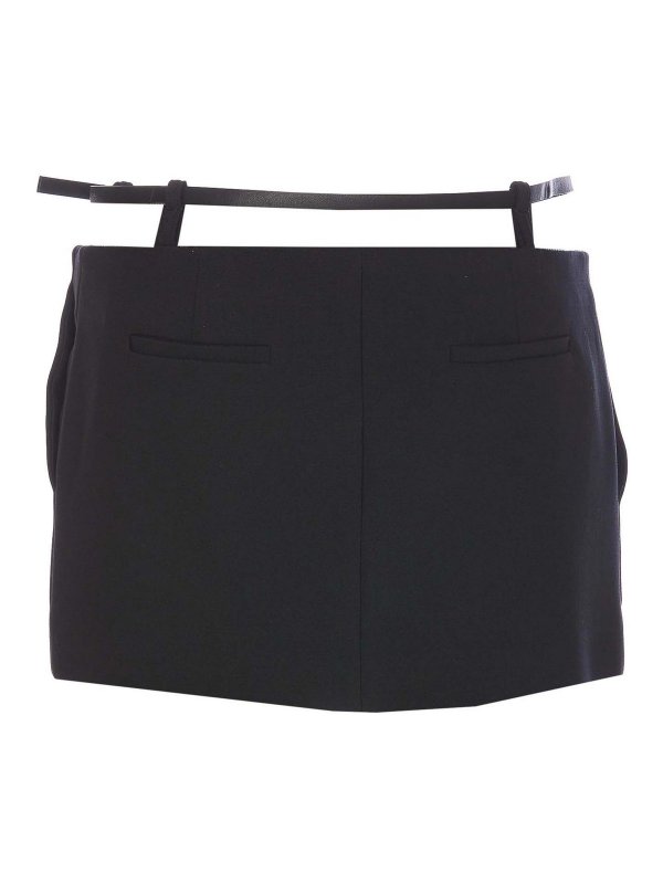 The Attico: Knee length skirts & Midi online - Black Mini Skirt