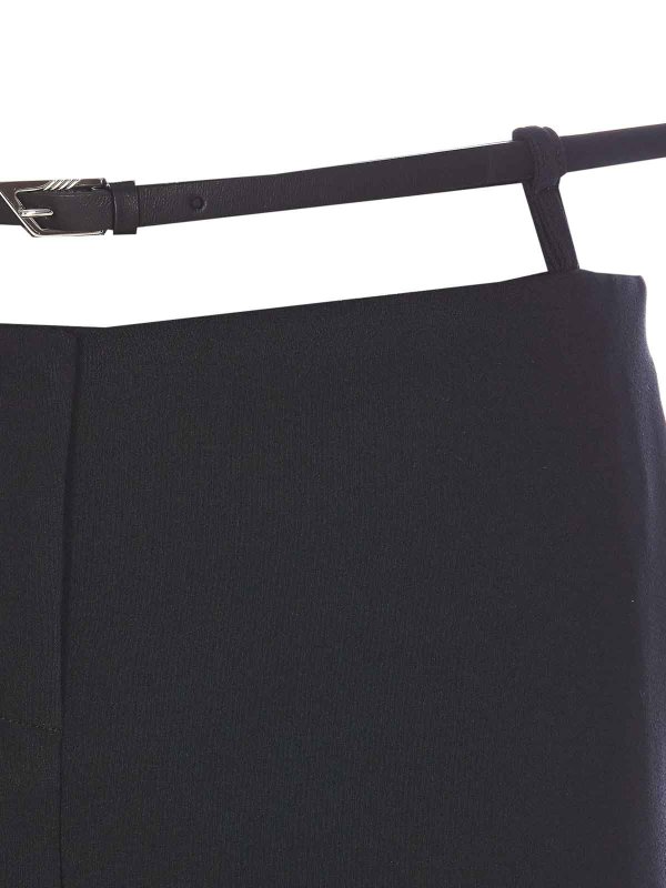 Black Mini Skirt shop online: The Attico