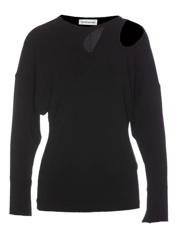 VICTORIA BECKHAM: トップス＆タンクトップ - トップ/タンクトップ - 黒