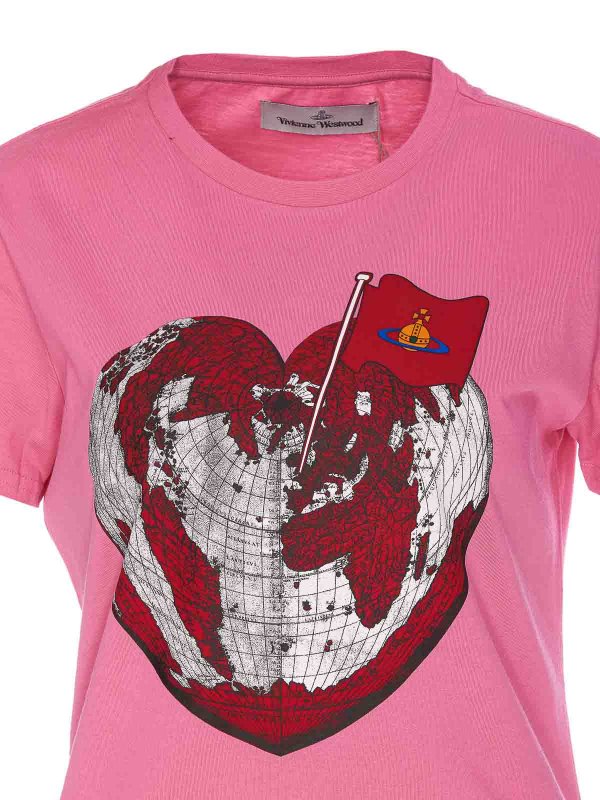 Heart World T-Shirt shop online: VIVIENNE WESTWOOD