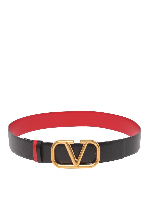 VALENTINO: belts - Vlogo Signature Reversible Belt