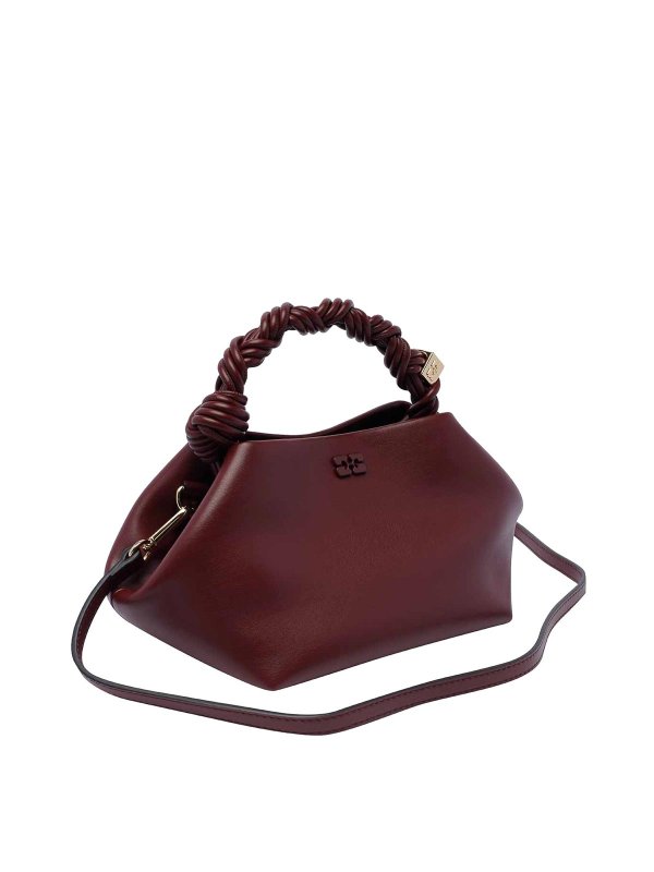GANNI: totes bags online - Bordeaux Small Bou Handbag