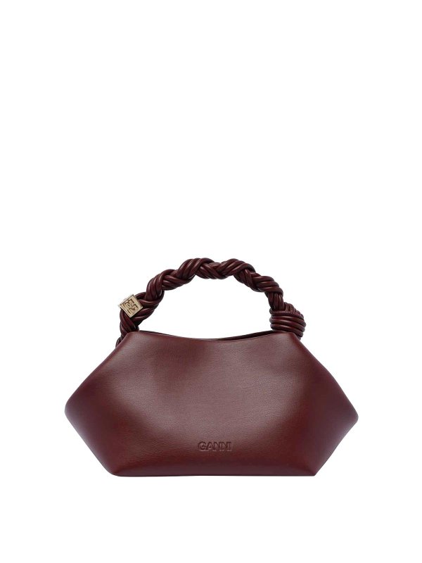 The Best Shops GANNI: totes bags - Bordeaux Small Bou Handbag
