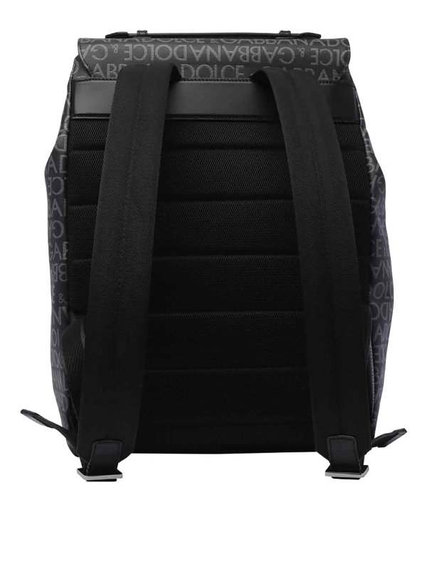 The Best Shops DOLCE & GABBANA: backpacks - Allover Logo Backpack