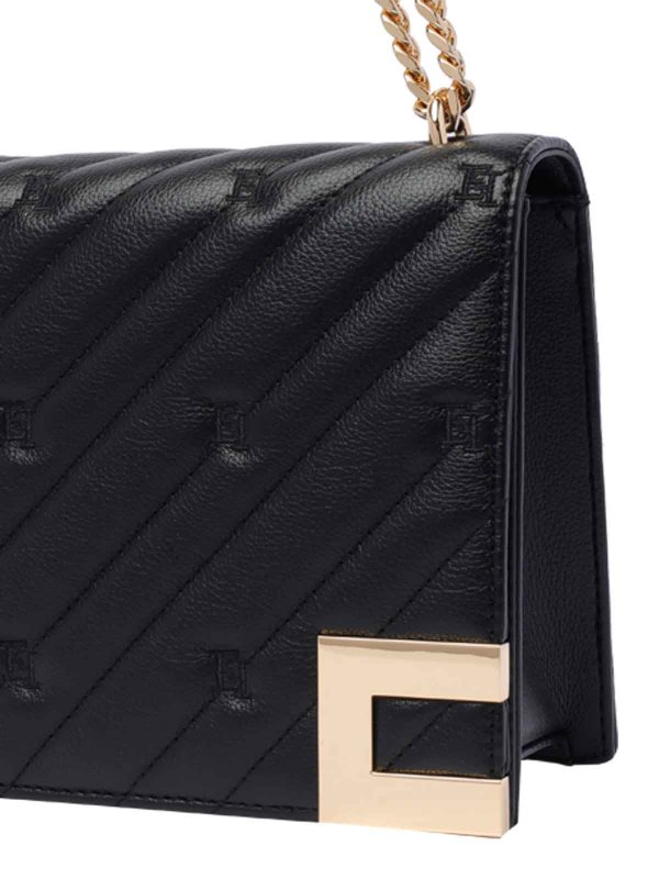 クロスボディバッグ - 黒 shop online: ELISABETTA FRANCHI