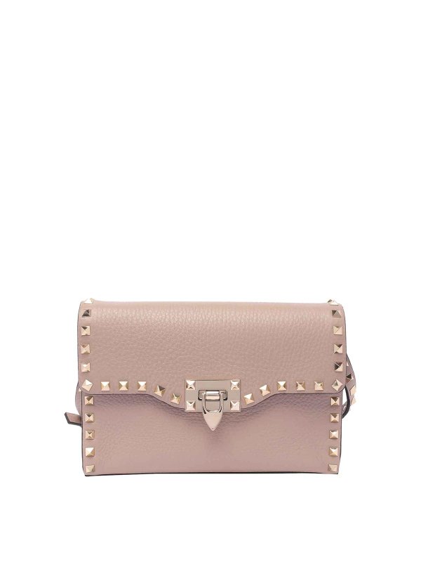 VALENTINO: cross body bags - Small Rockstud Crossbody Bag