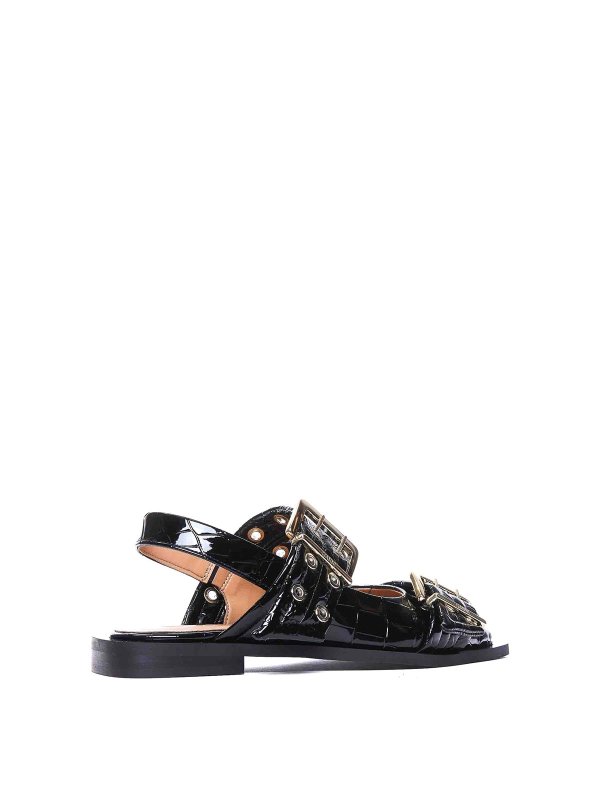 GANNI: フラットシューズ online - フラットシューズ - 黒