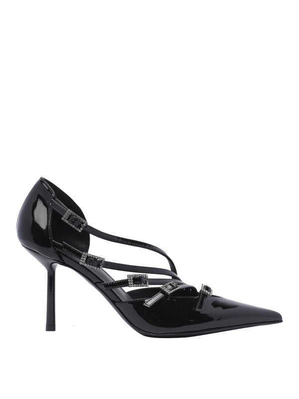 Le Silla: court shoes - Black Scarlet Pumps