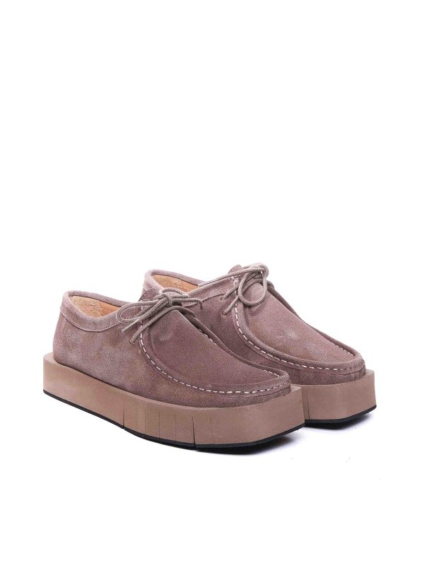 Taupe Barbara Lace Up Shoes shop online: Paloma Barcelò