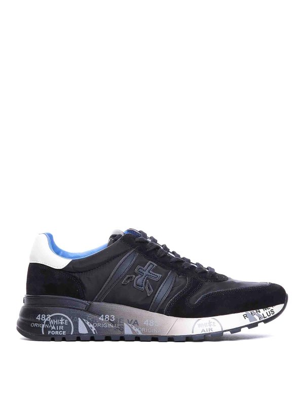 PREMIATA: trainers - Black Lander Sneakers