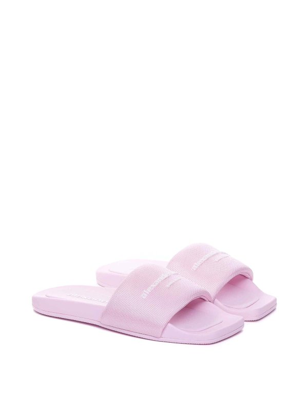 En Pink Slide Sandals shop online: ALEXANDER WANG