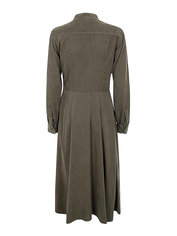 ASPESI: ニーレングスドレス online - 膝丈ドレス - 緑