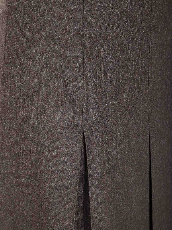 The Best Shops ASPESI: Faldas largas - Falda Larga - Marrón