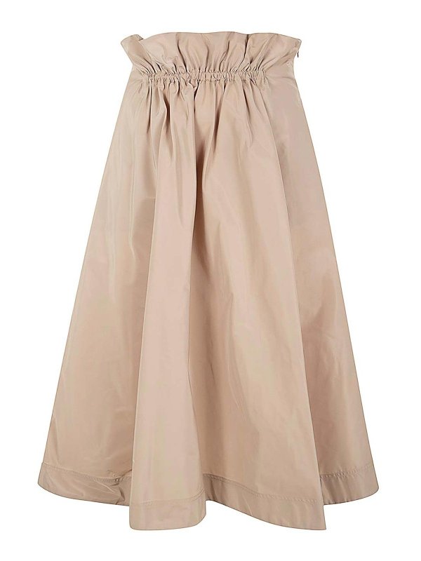 ASPESI: Knielange und Midi Röcke - Midirock - Nude