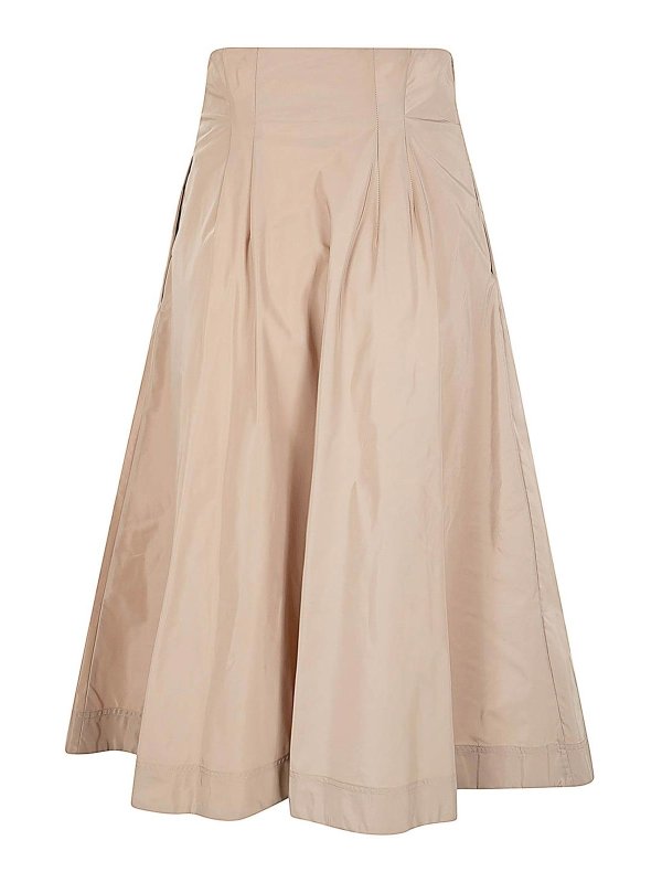 ASPESI: Knielange und Midi Röcke online - Midirock - Nude