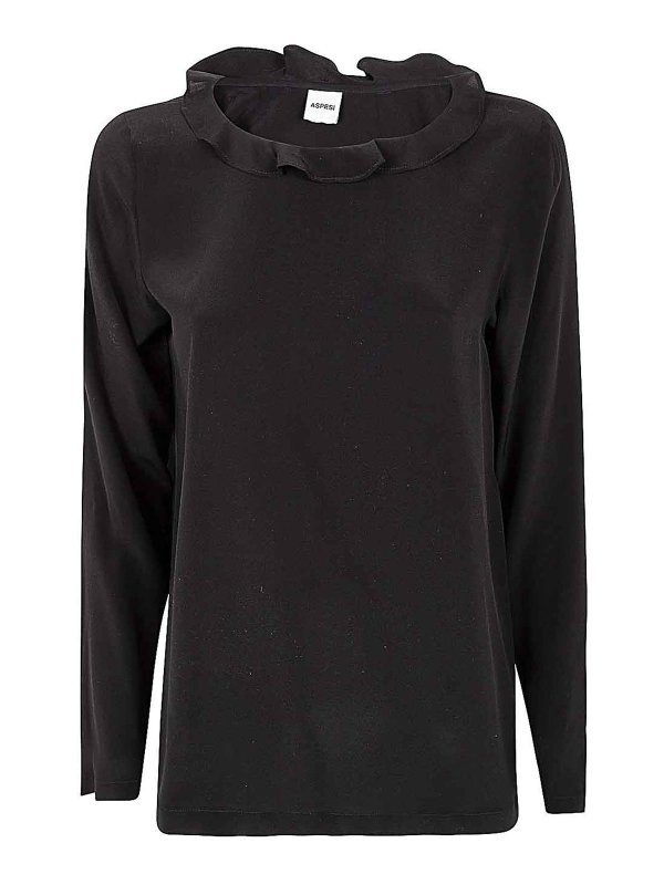 ASPESI: Tops & Tank tops - Long Sleeves Top