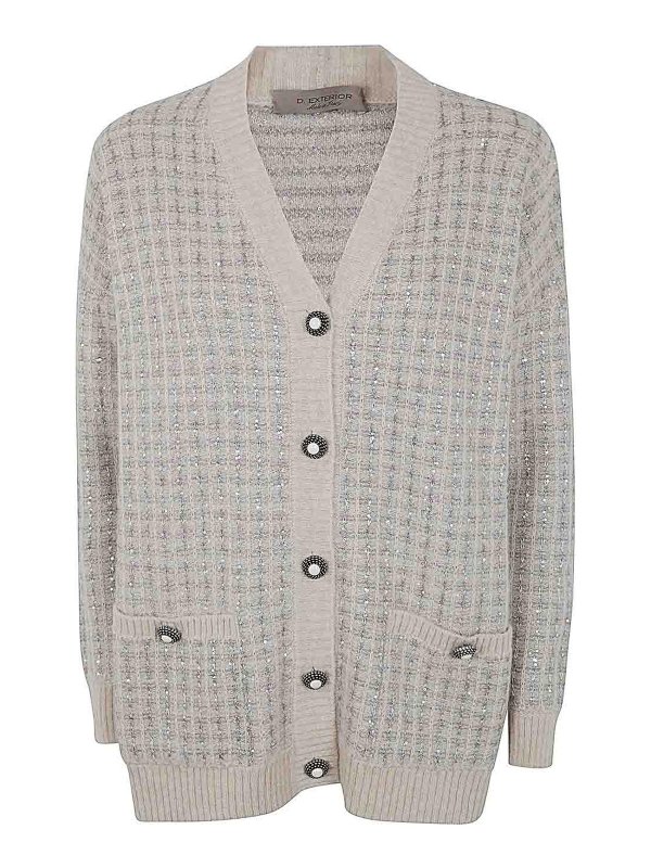 D.EXTERIOR: Cardigans - Cardigan - Bleu