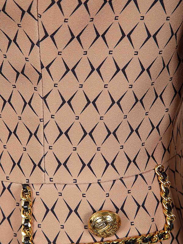 The Best Shops ELISABETTA FRANCHI: blazers - Short Printed Blazer