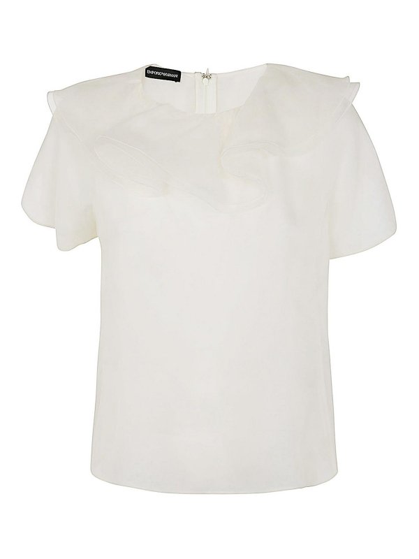 EMPORIO ARMANI: Hemden - Hemd - Weiß