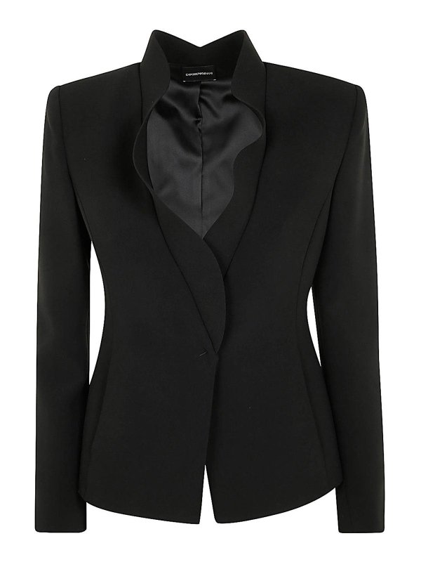 EMPORIO ARMANI: Blazer - Blazer - Negro