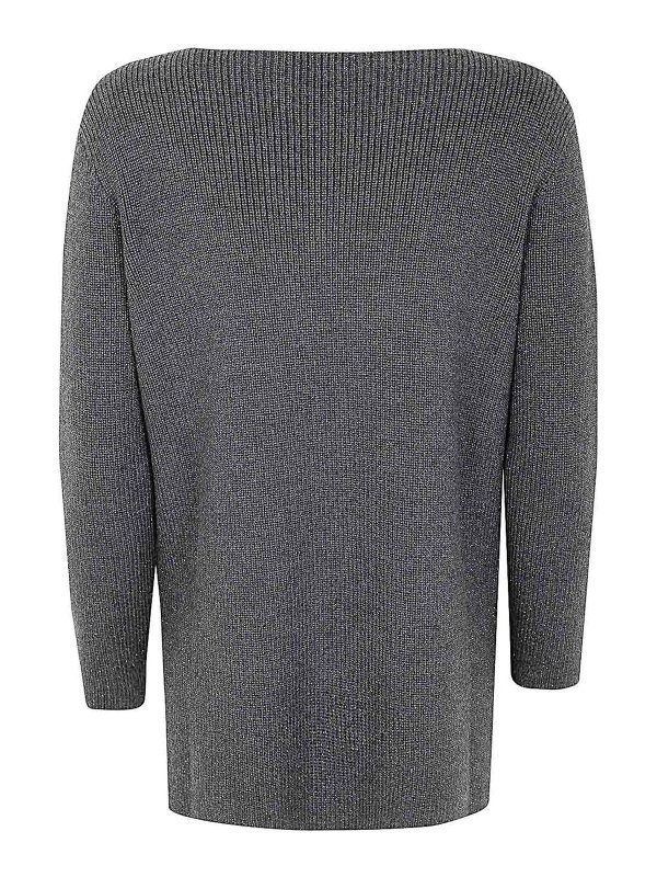 FABIANA FILIPPI: crew necks online - Lurex Long Sleeve Sweater