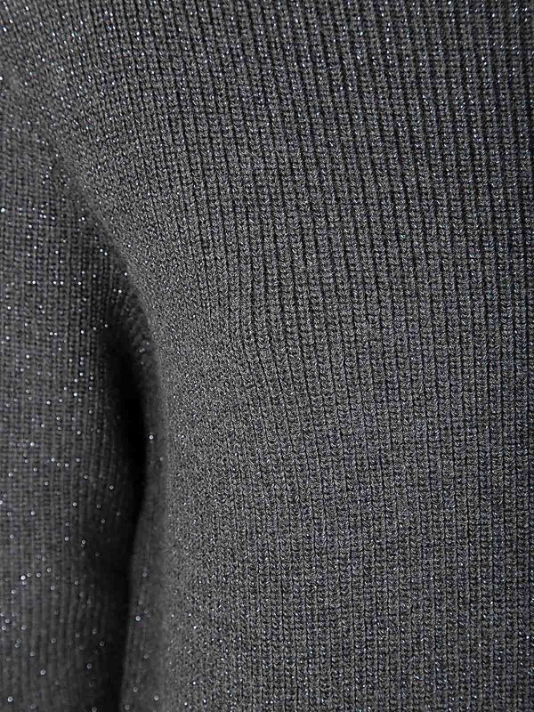 The Best Shops FABIANA FILIPPI: crew necks - Lurex Long Sleeve Sweater