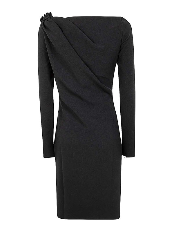 J.W. ANDERSON: knee length dresses online - Midi V-Neck Dress