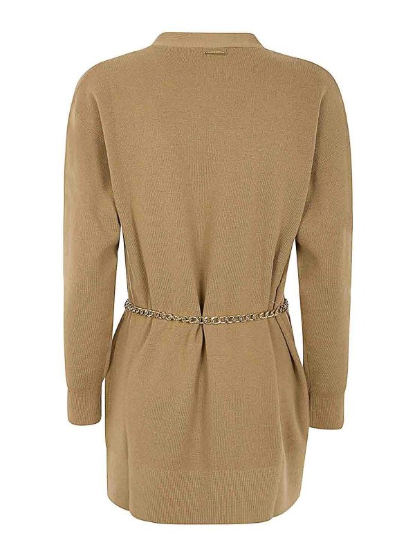 MICHAEL KORS: cardigans online - Empire Chain Belt Cardigan