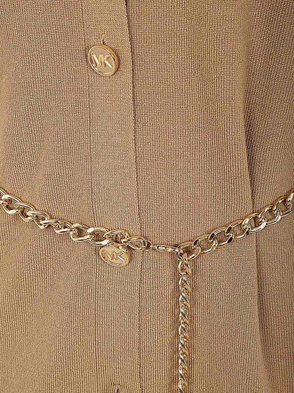 The Best Shops MICHAEL KORS: cardigans - Empire Chain Belt Cardigan