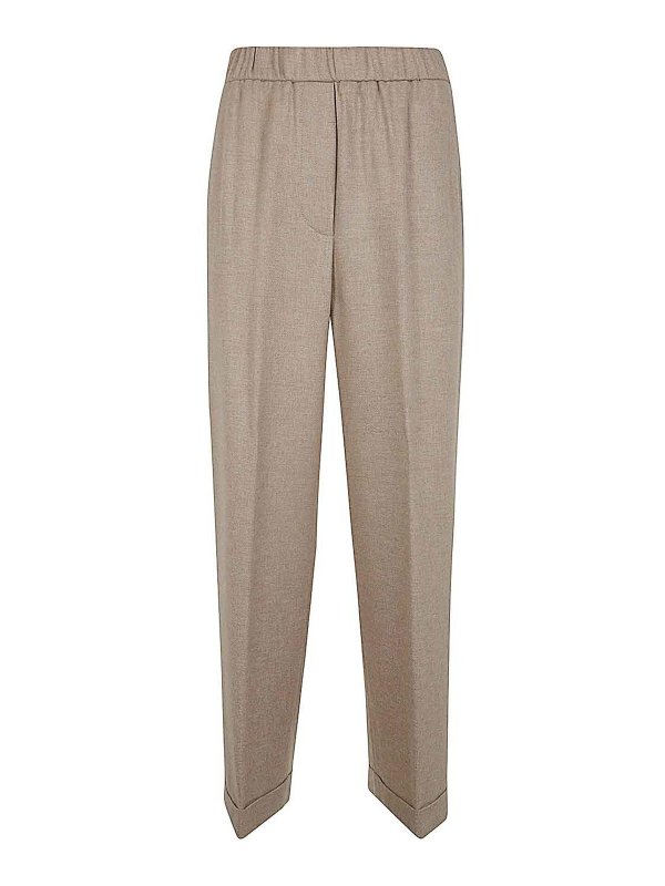 PESERICO: Casual Hosen - Casual Hose - Weiß